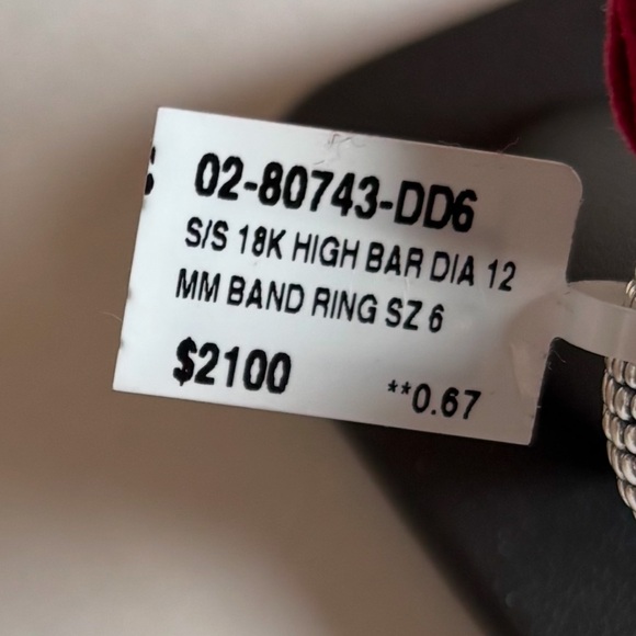 LAGOS HIGH BAR Two-Tone Station Diamond Ring - Picture 10 of 12